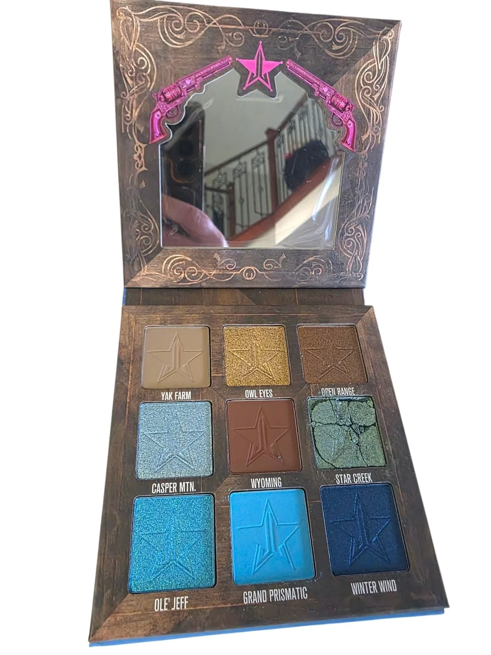 Jeffree Star Cosmetics Star Ranch Eyeshadow Palette Rare Blue Western Palette